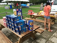 2016-09-10 Woodstock 5K It takes a lot of munchies to keep the 100 Mile (and other) runners nourished!